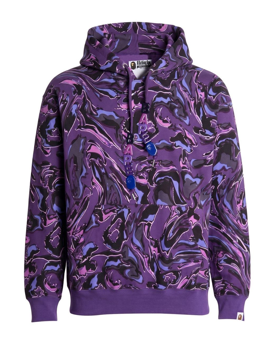 A Bathing Ape Purple Sweatshirt Cotton for men