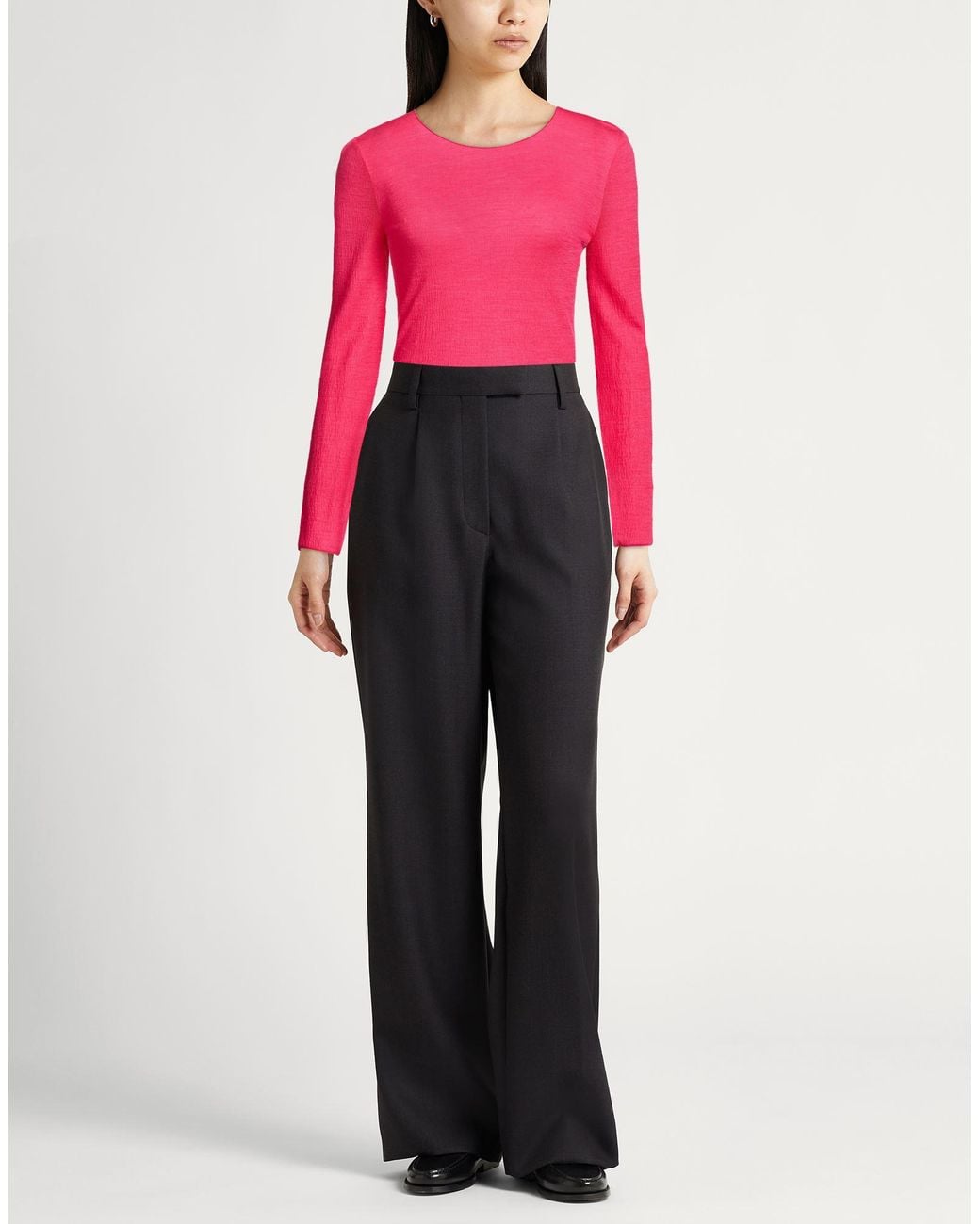 Emporio Armani Pink Fuchsia T-Shirt Wool, Polyamide