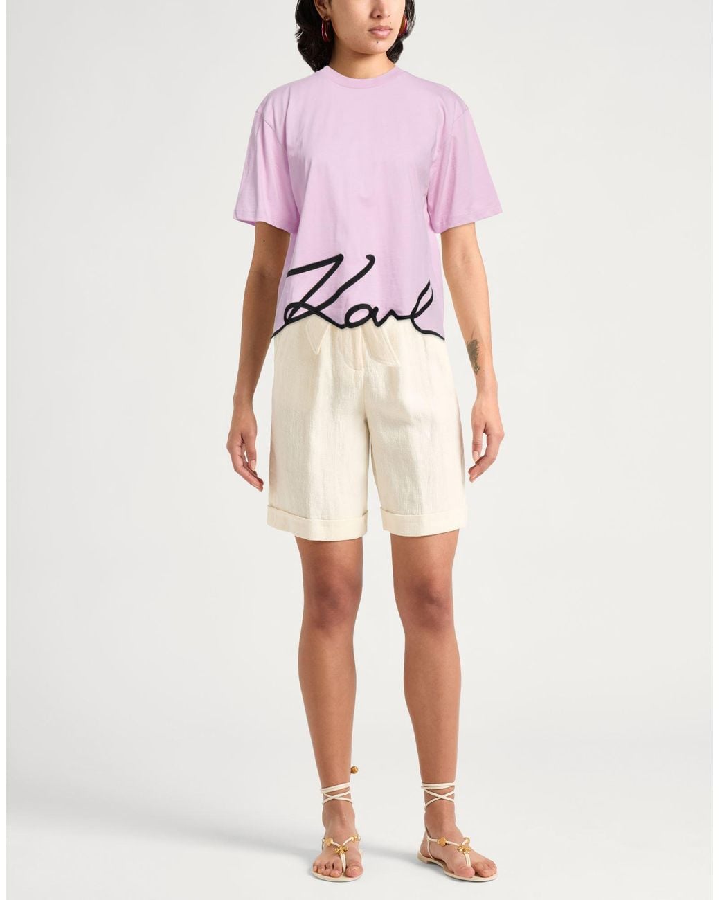 Karl Lagerfeld Pink T-shirt
