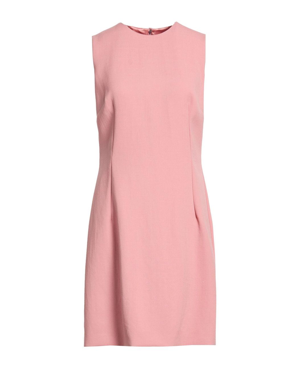 Dolce & Gabbana Pink Mini Dress Virgin Wool