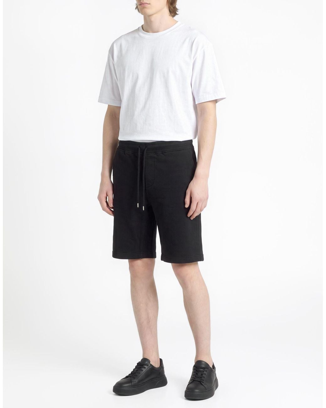 C P Company Black Shorts & Bermuda Shorts for men