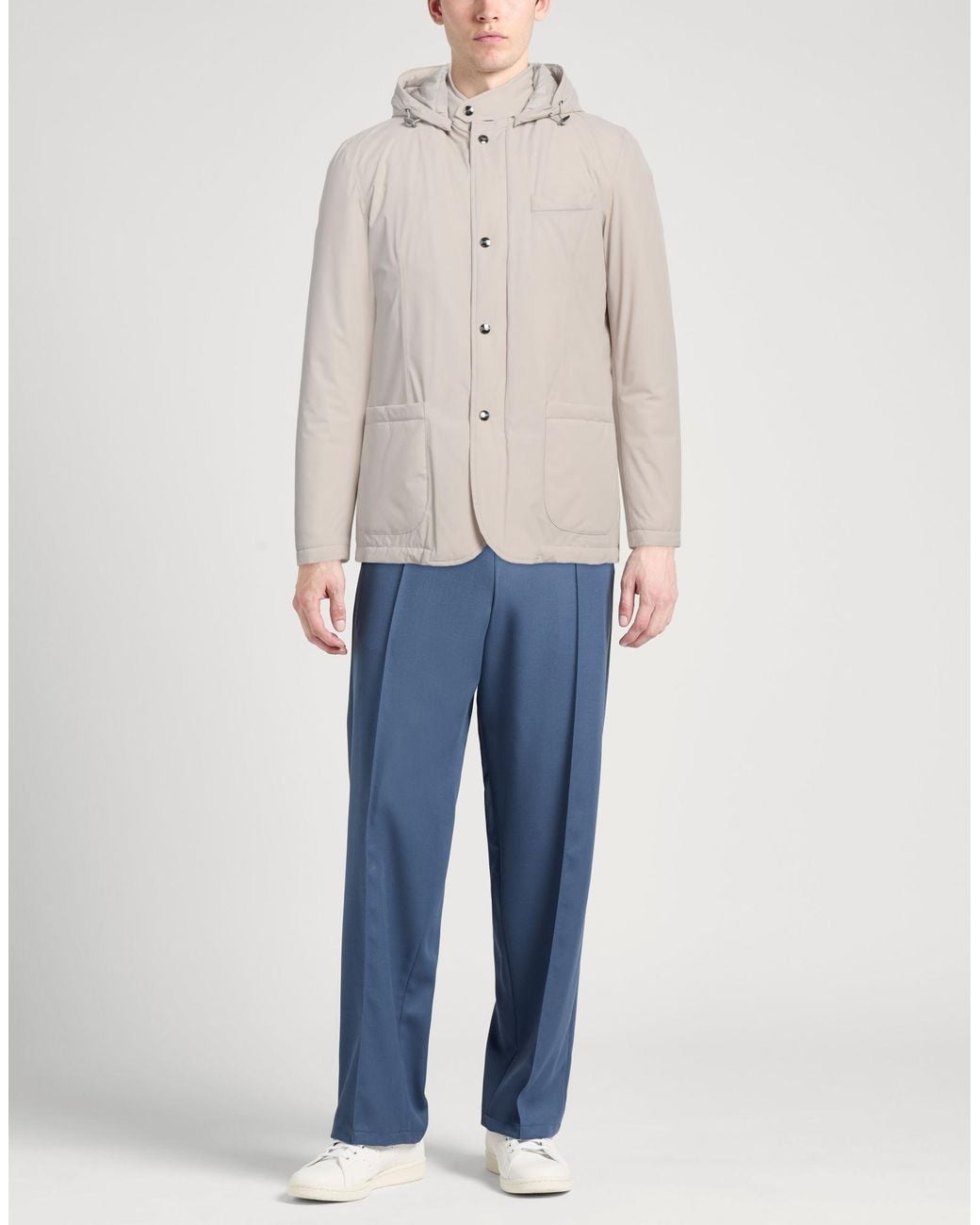 Herno White Jacket Polyamide, Elastane, Polyurethane for men