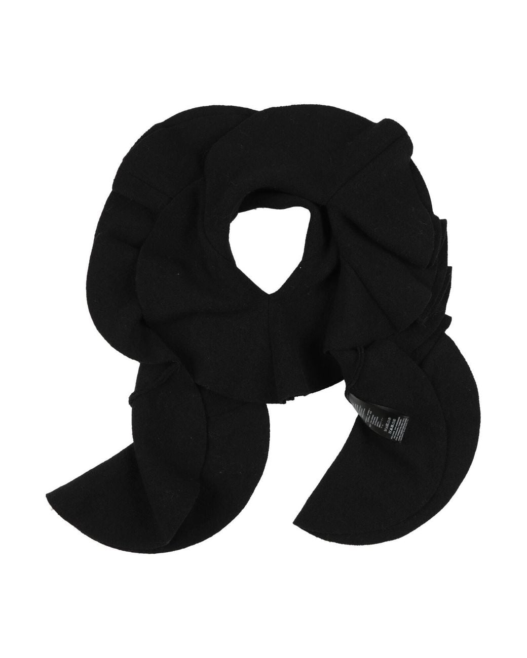 Liviana Conti Black Scarf Virgin Wool
