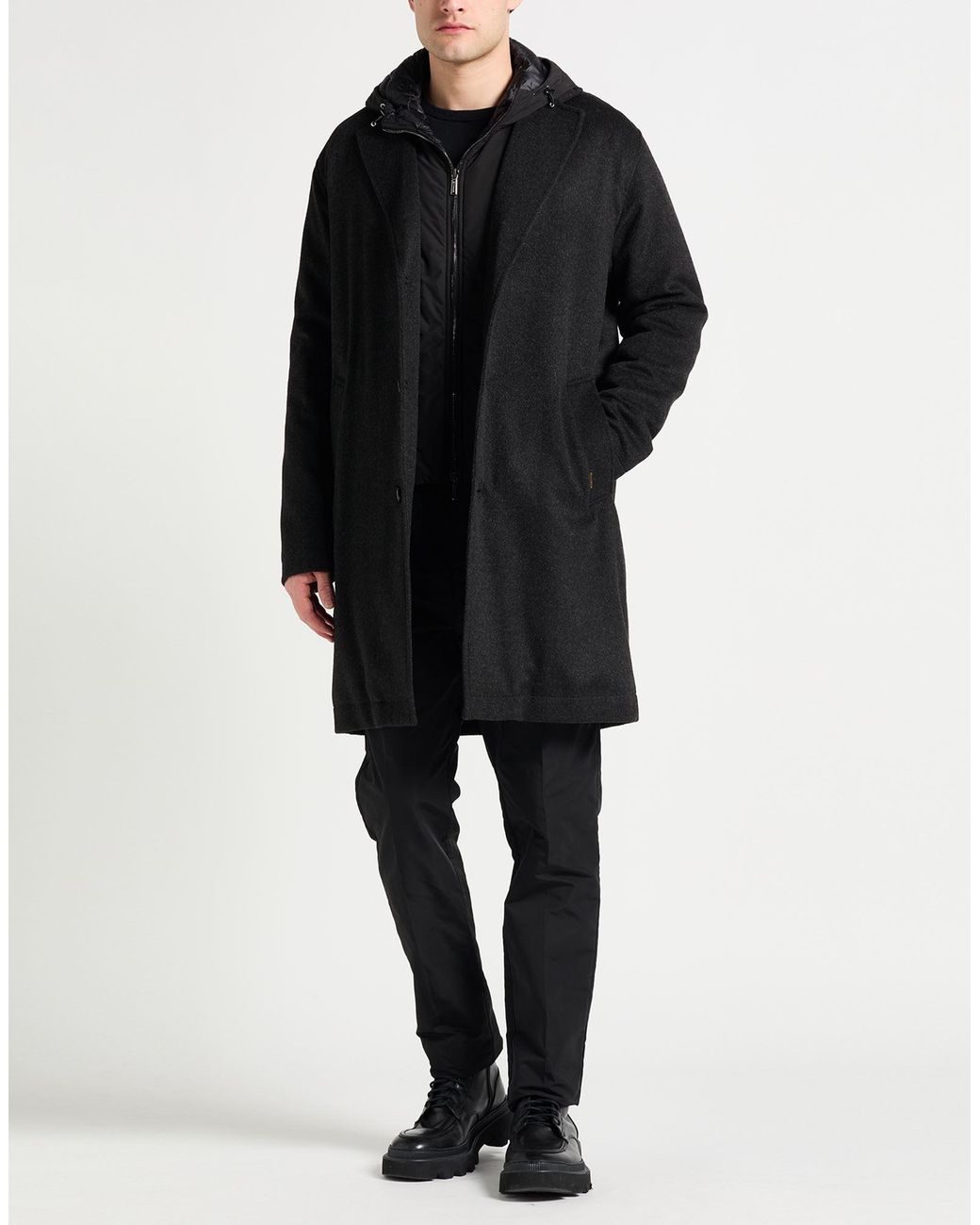 Moorer Black Coat for men