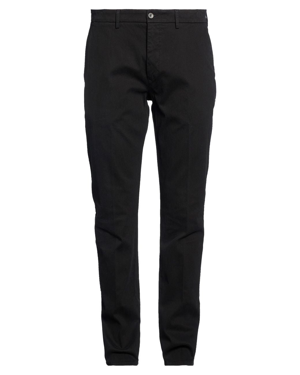 Harmont & Blaine Black Pants Cotton, Elastane for men