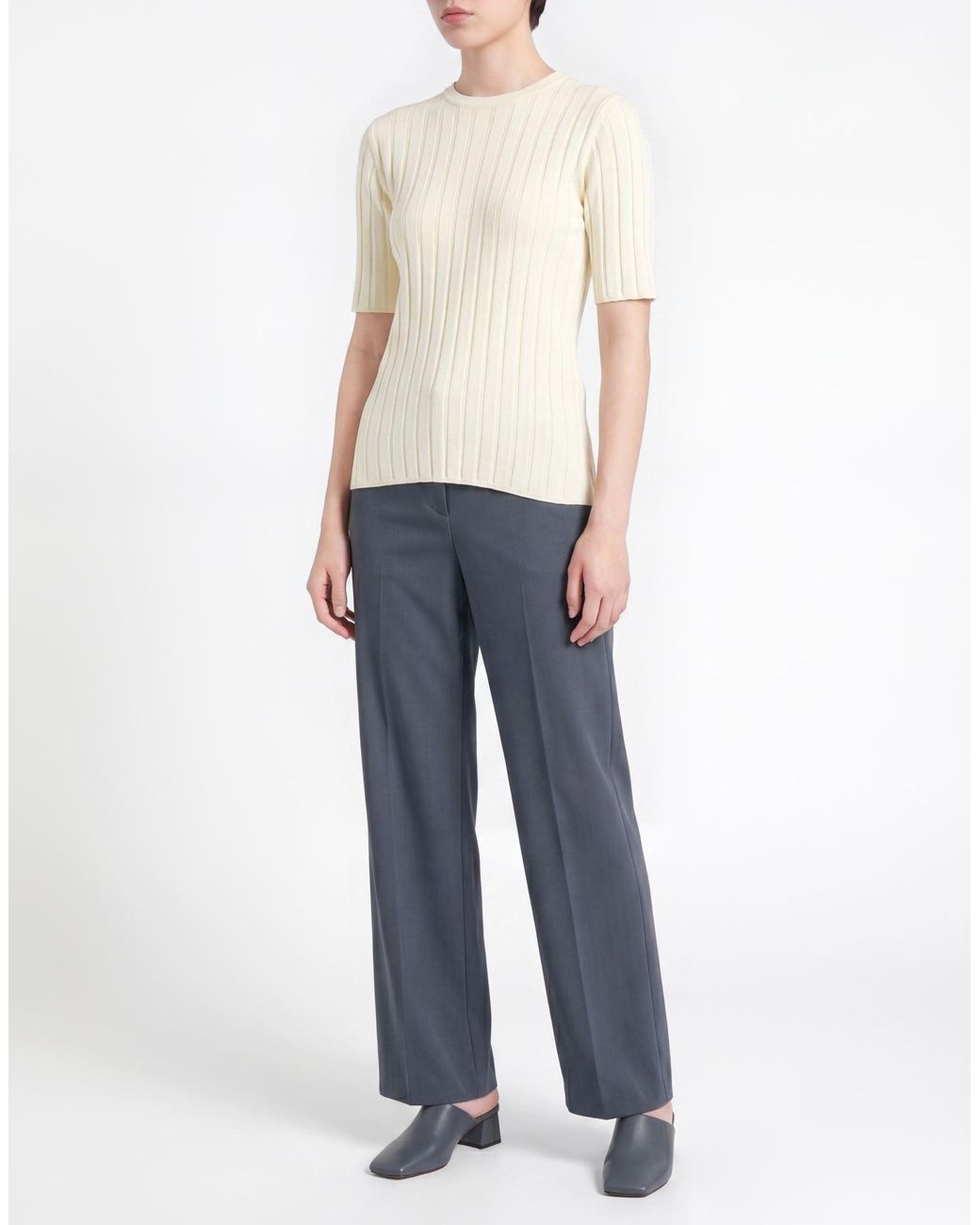 FILIPPO DE LAURENTIIS White Ivory Sweater Cotton