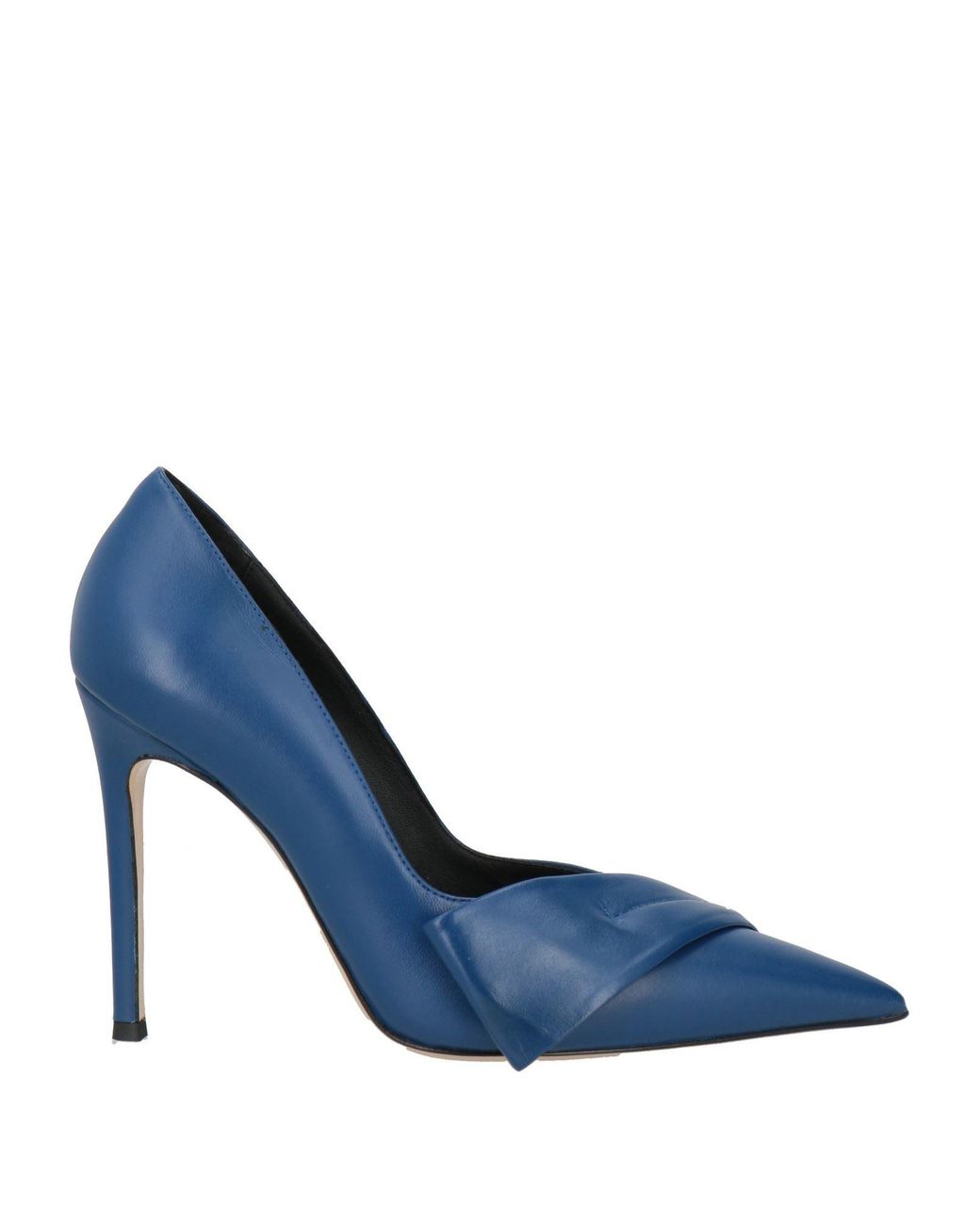 Luciano Padovan Blue Pumps Leather