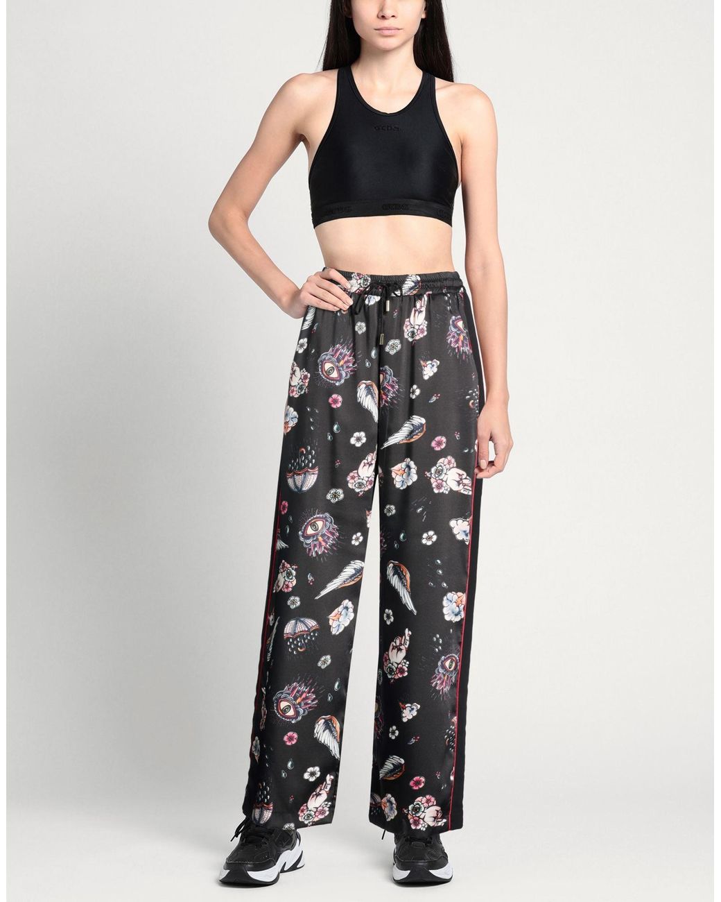 Soallure Gray Pants Polyester