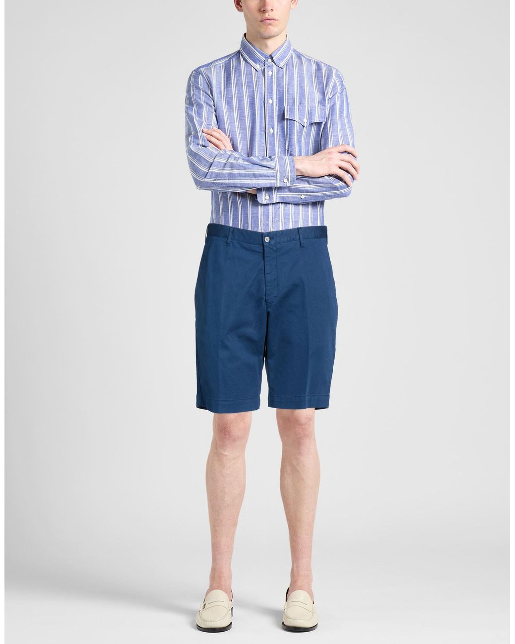 Fedeli Blue Shorts & Bermuda Shorts for men