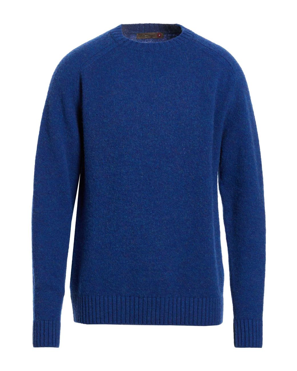 Messagerie Blue Sweater Virgin Wool for men