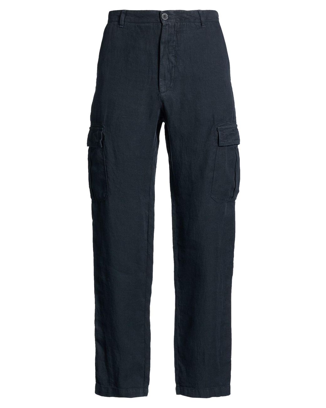 120% Lino Blue Pants Linen for men