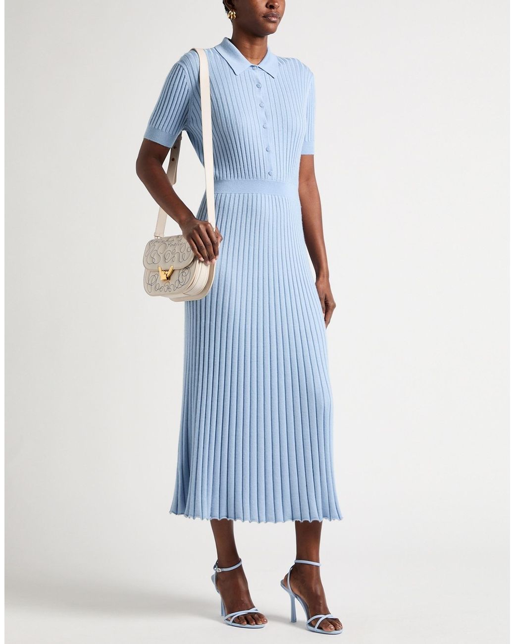 Gabriela Hearst Blue Maxi Dress