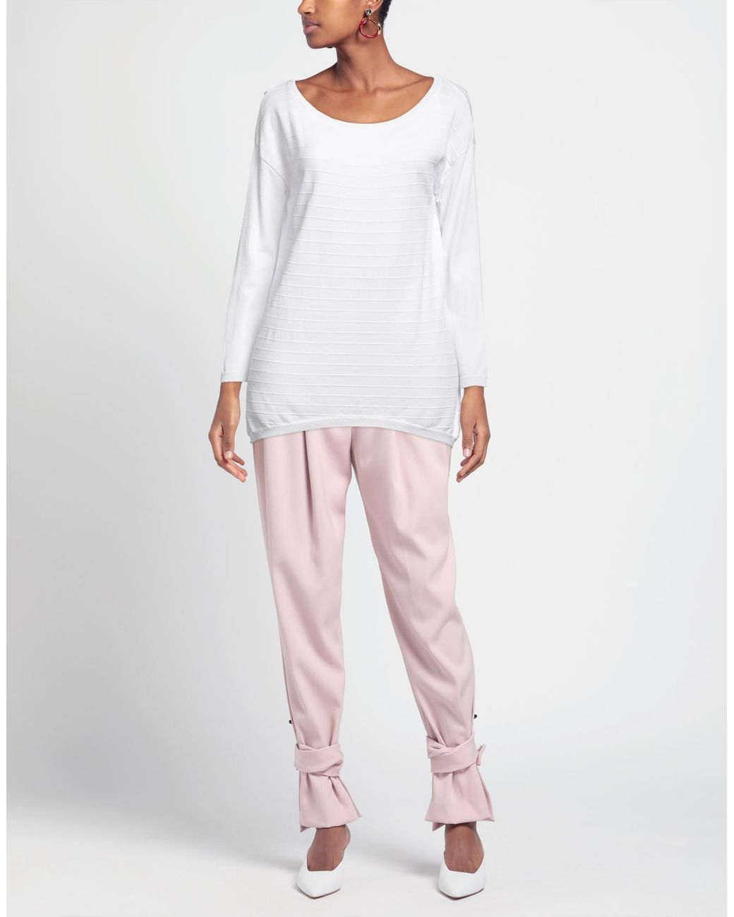LUCKYLU Milano White Jumper