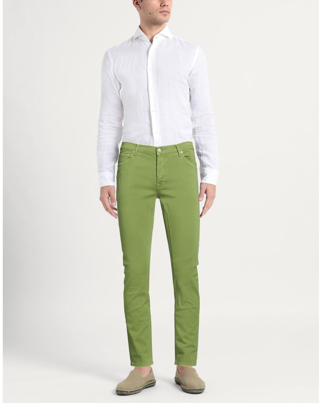 Daniele Alessandrini Green Trouser for men