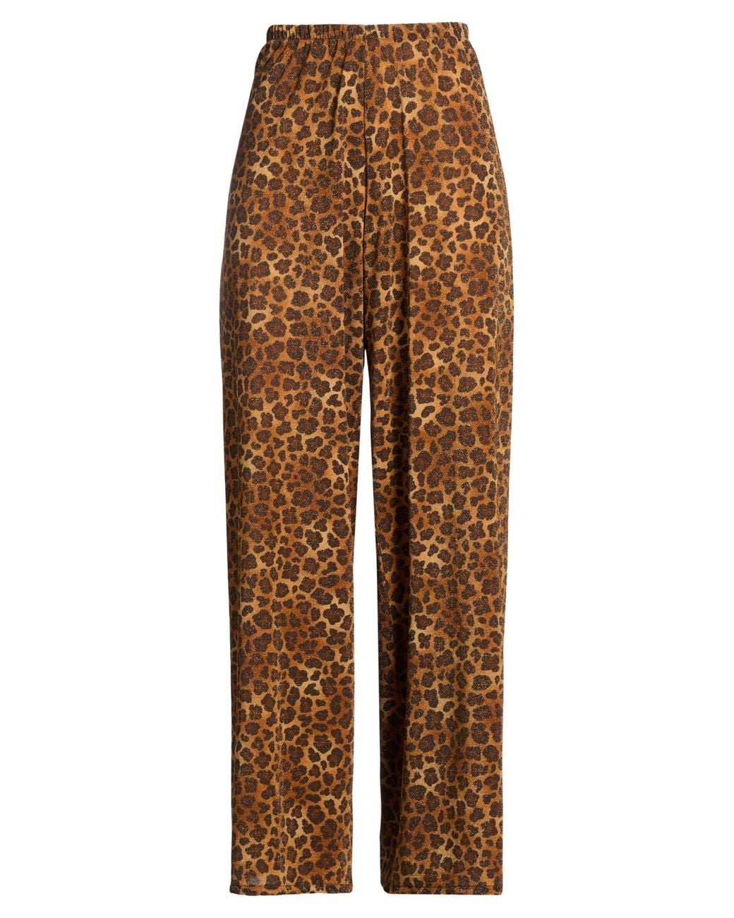 Mc2 Saint Barth Brown Pants Viscose, Polyester, Polyamide, Elastane