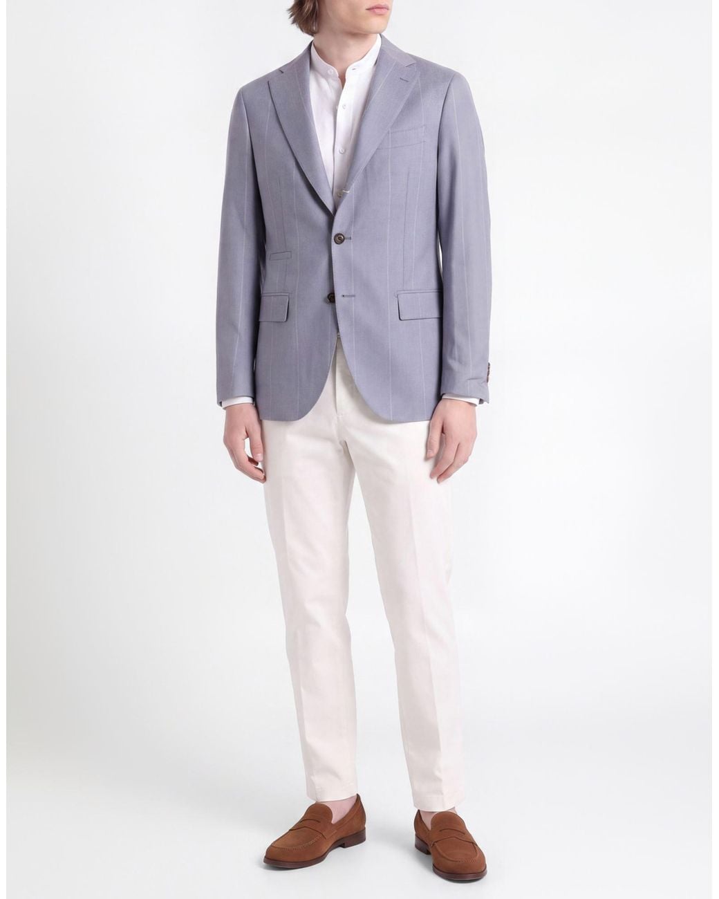 Eleventy Blue Blazer Wool, Silk, Cashmere for men