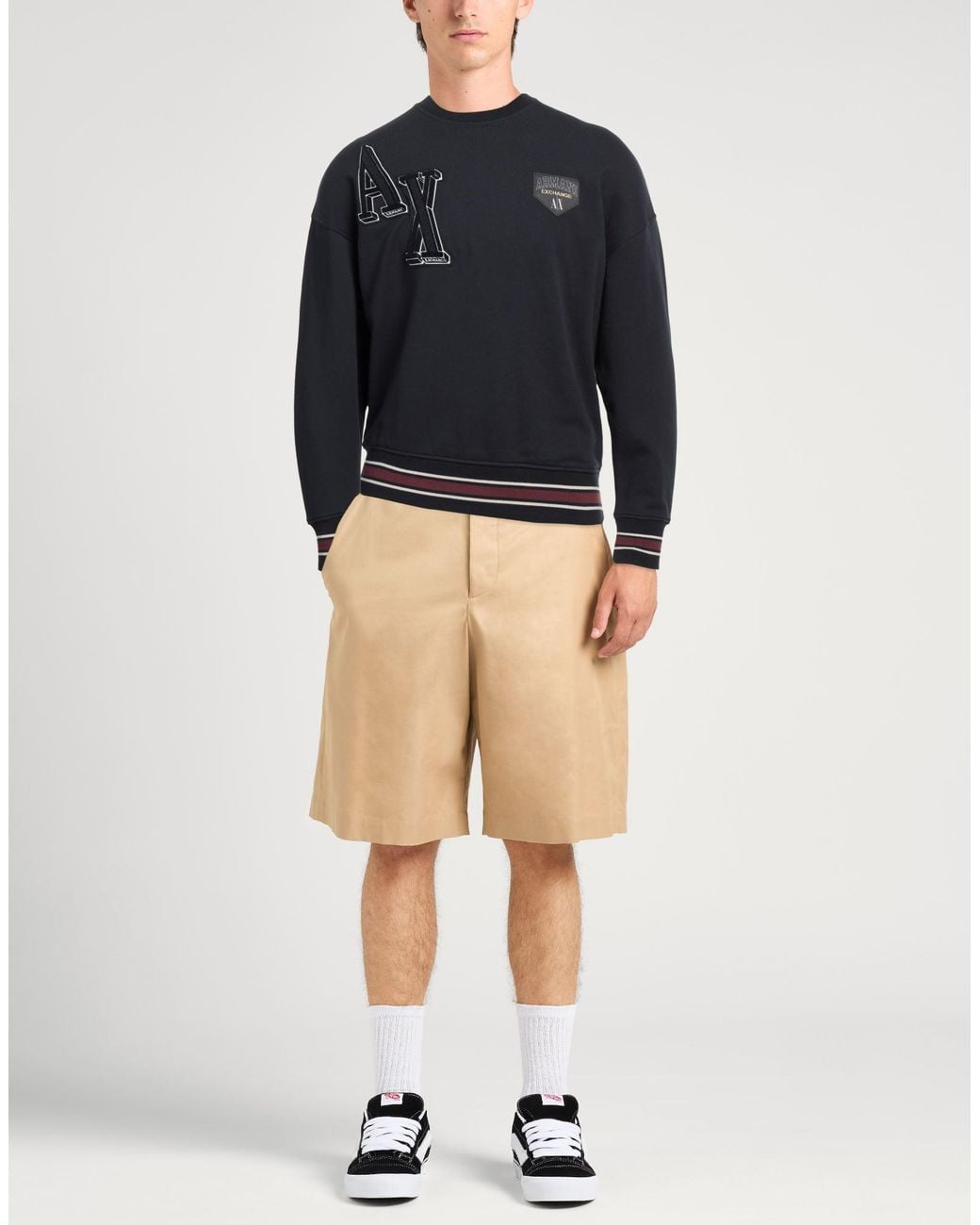 ARMANI EXCHANGE Blue Sweatshirt for men