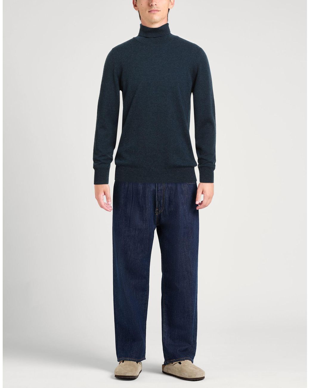 Gran Sasso Blue Turtleneck for men