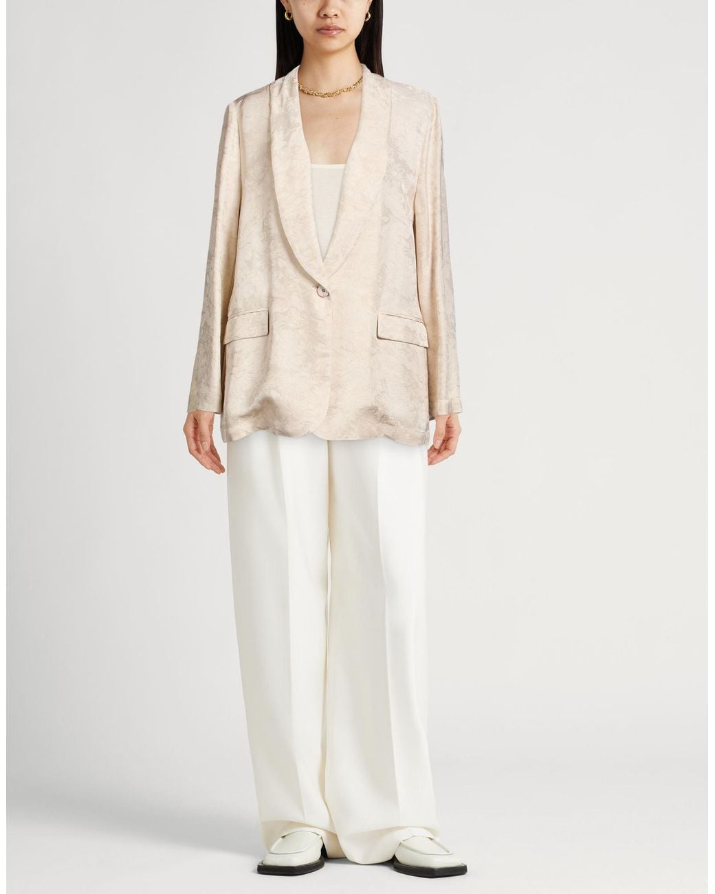 8pm Natural Blazer Viscose
