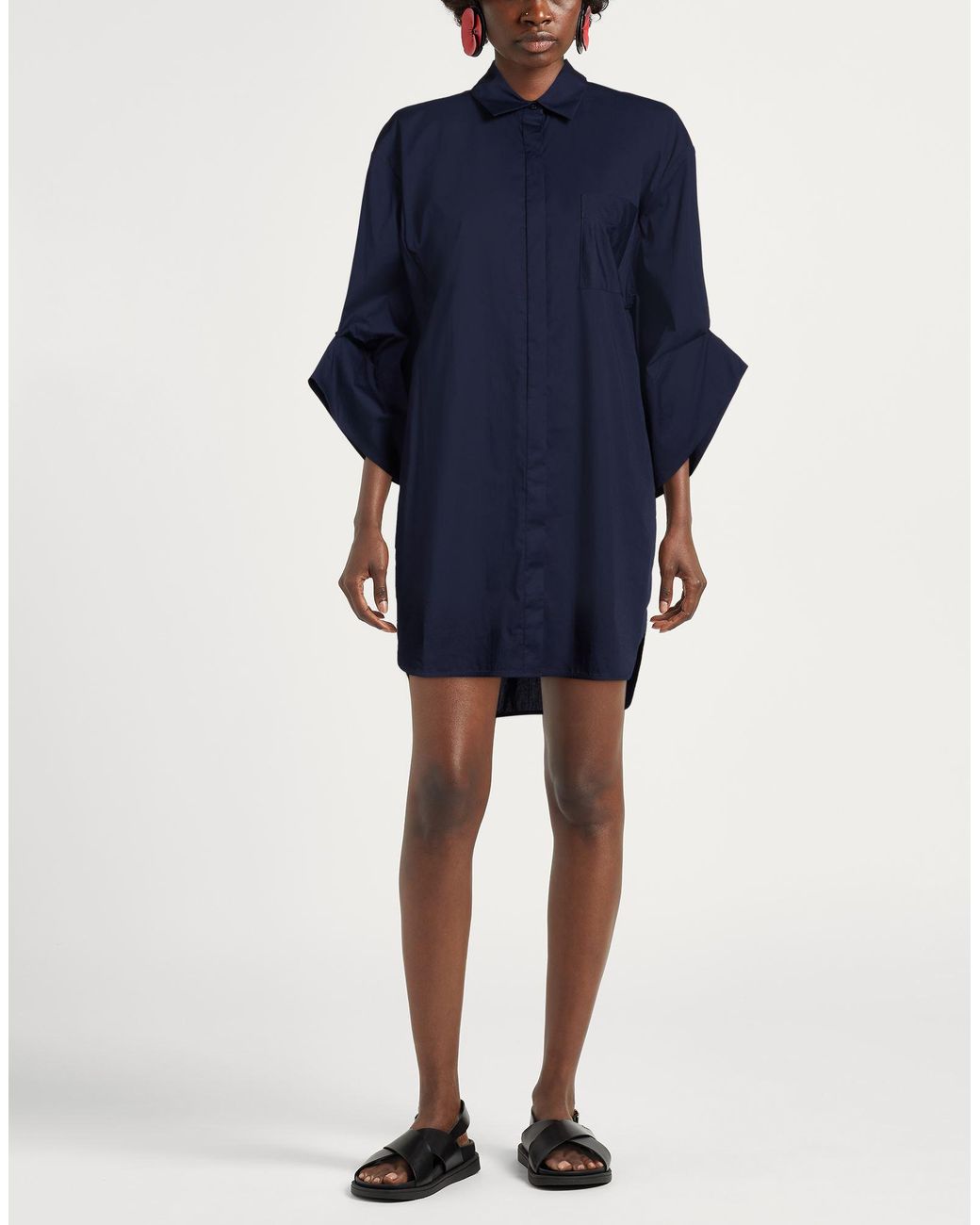 Staud Blue Mini-Kleid