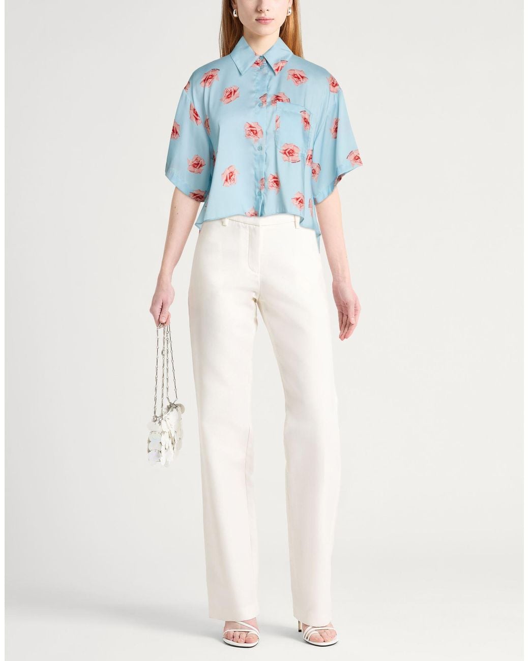 KENZO Blue Shirt Polyester