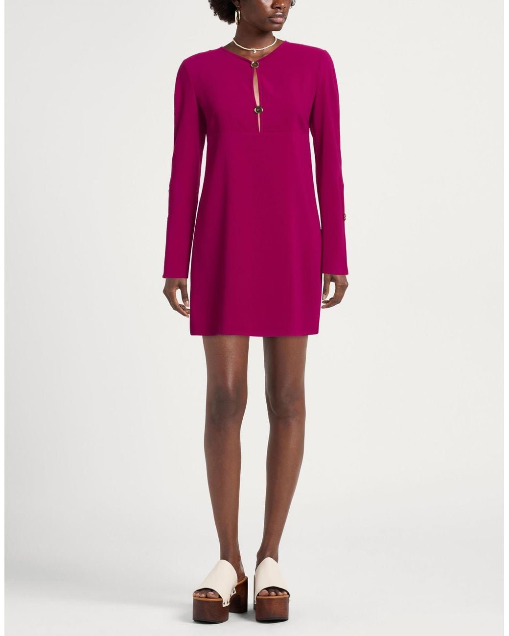 Pinko Purple Mini Dress