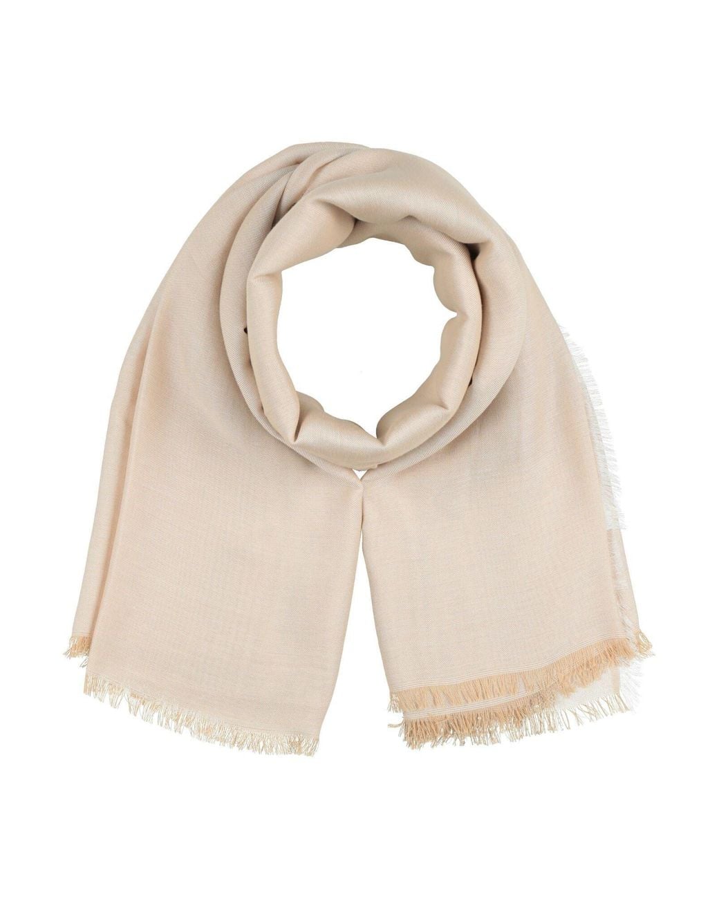 Peserico Natural Scarf Modal, Cotton, Polyester
