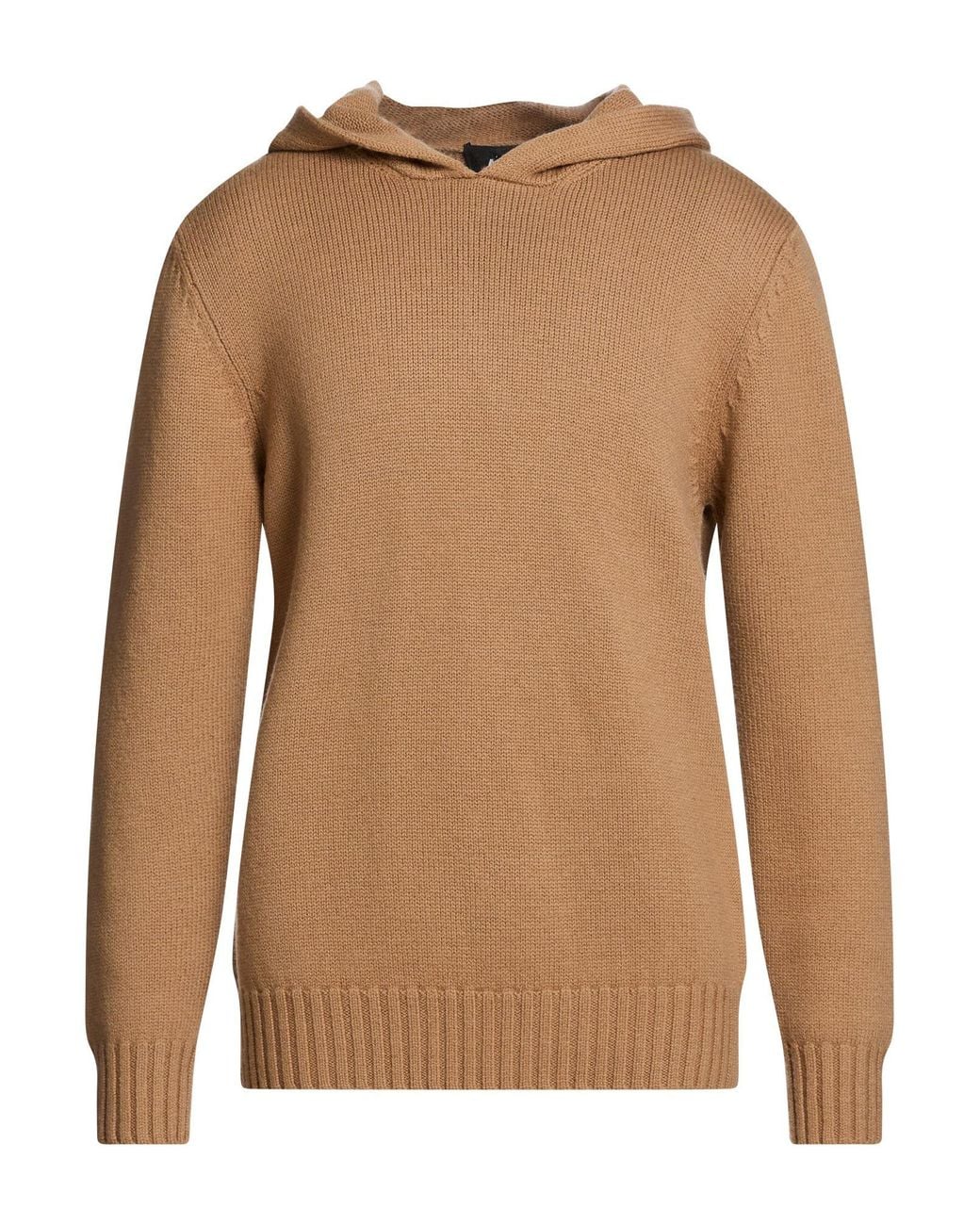 Alpha Studio Brown Sweater Wool for men