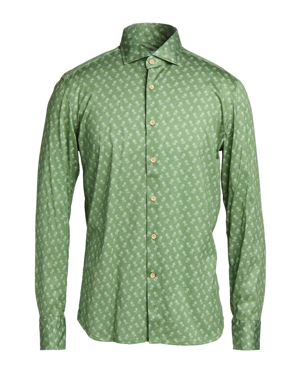 Sonrisa Green Shirt Cotton for men