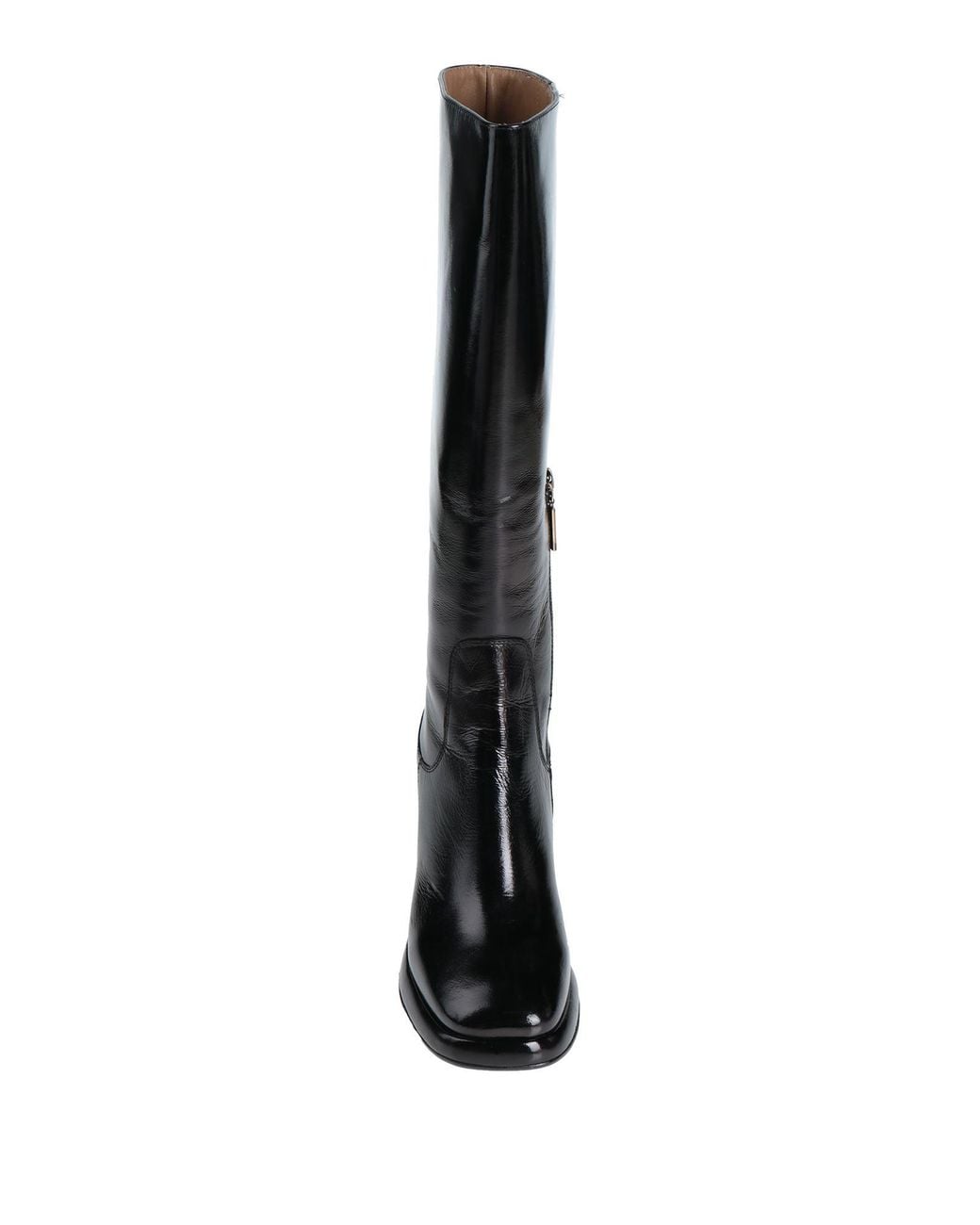 Emanuélle Vee Black Boot Leather