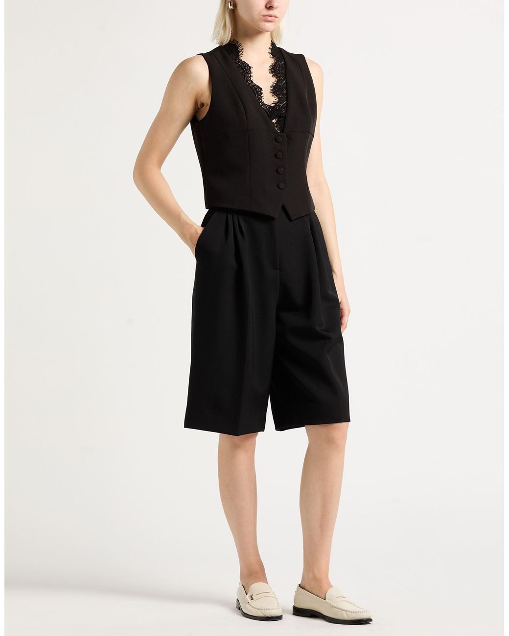 No Secrets Black Waistcoat