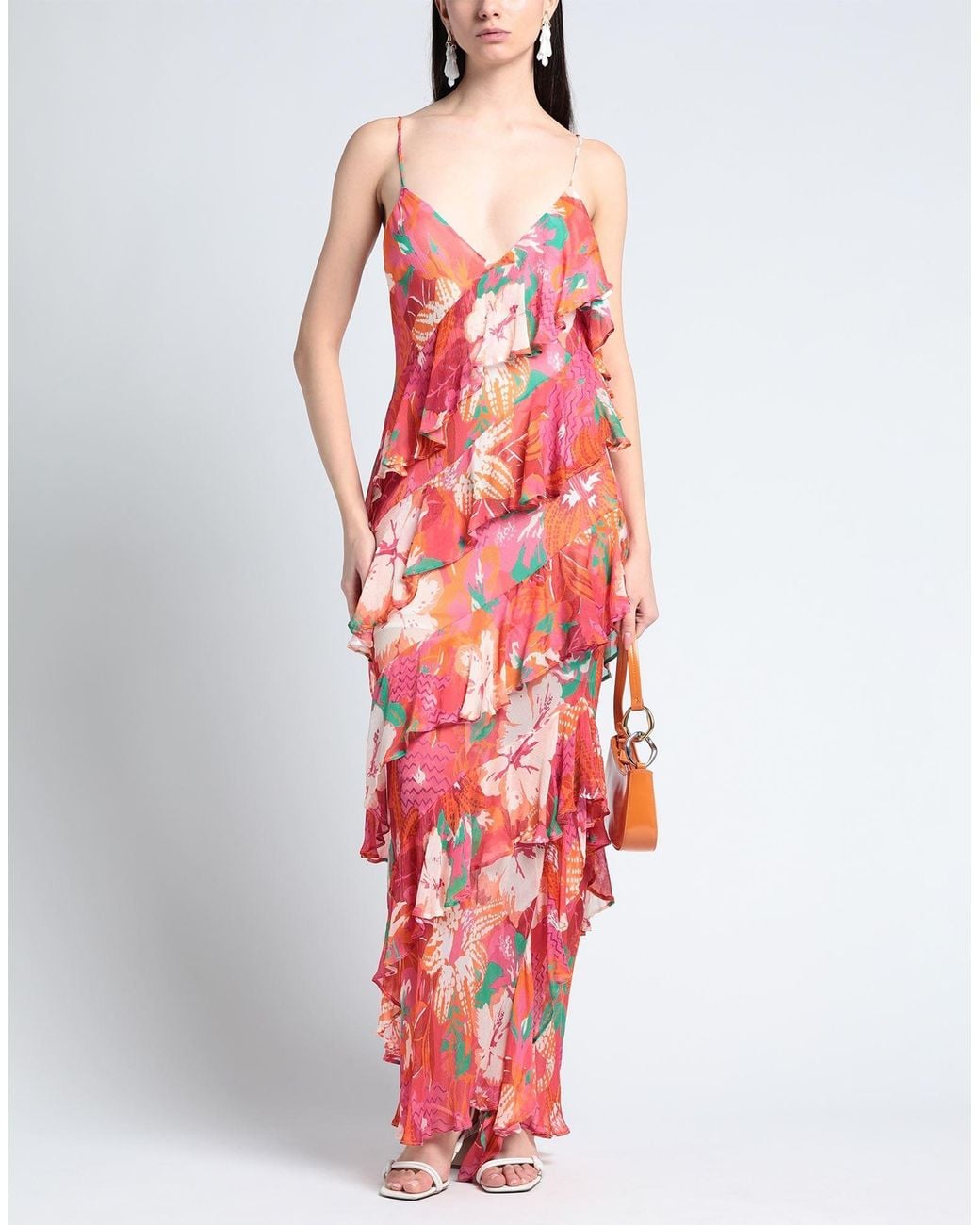MSGM Red Maxi Dress