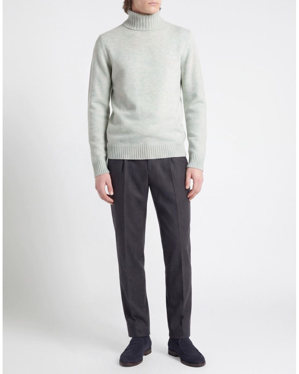 Roda Gray Turtleneck Virgin Wool for men