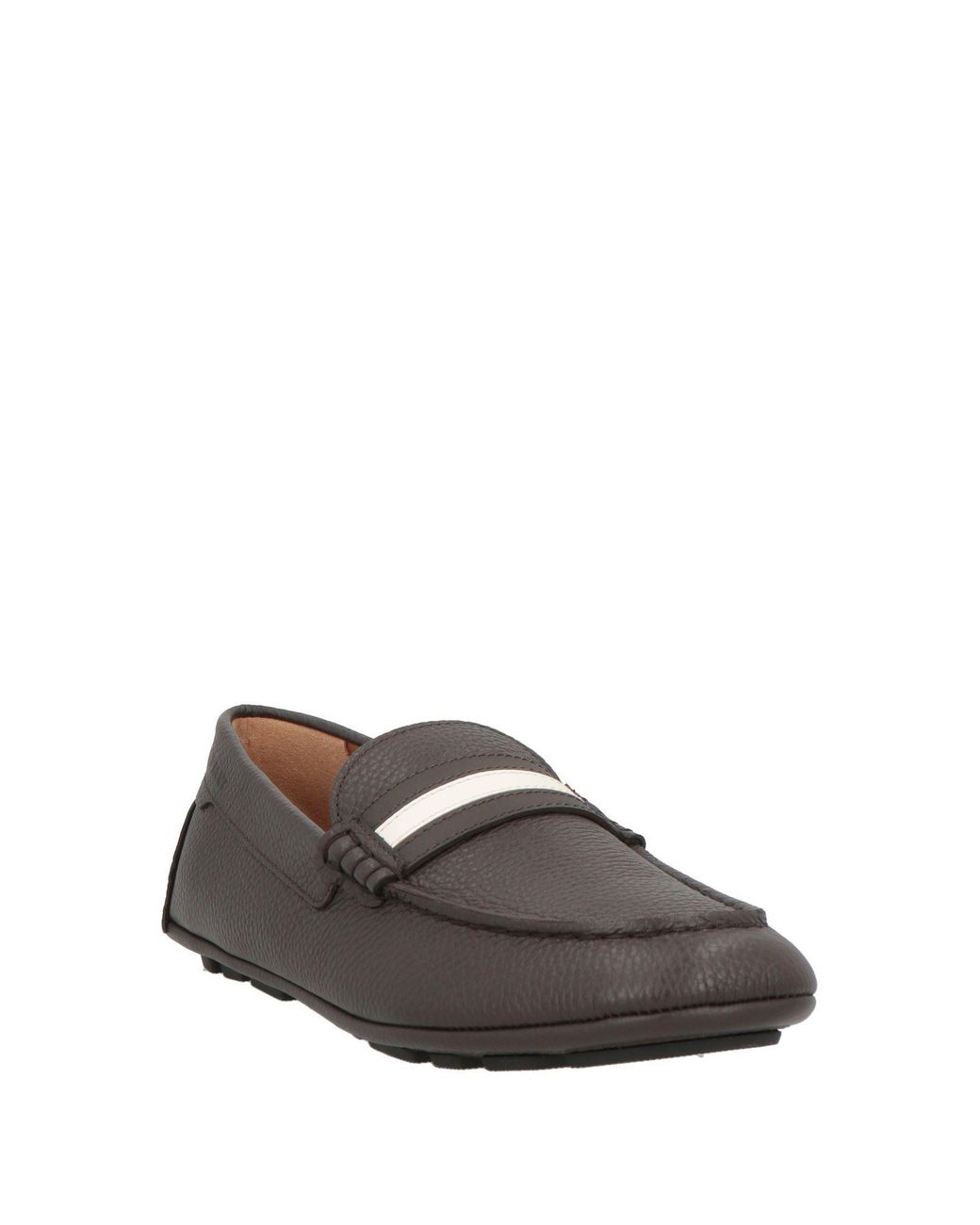 Bally Gray Loafers Cow Leather for men