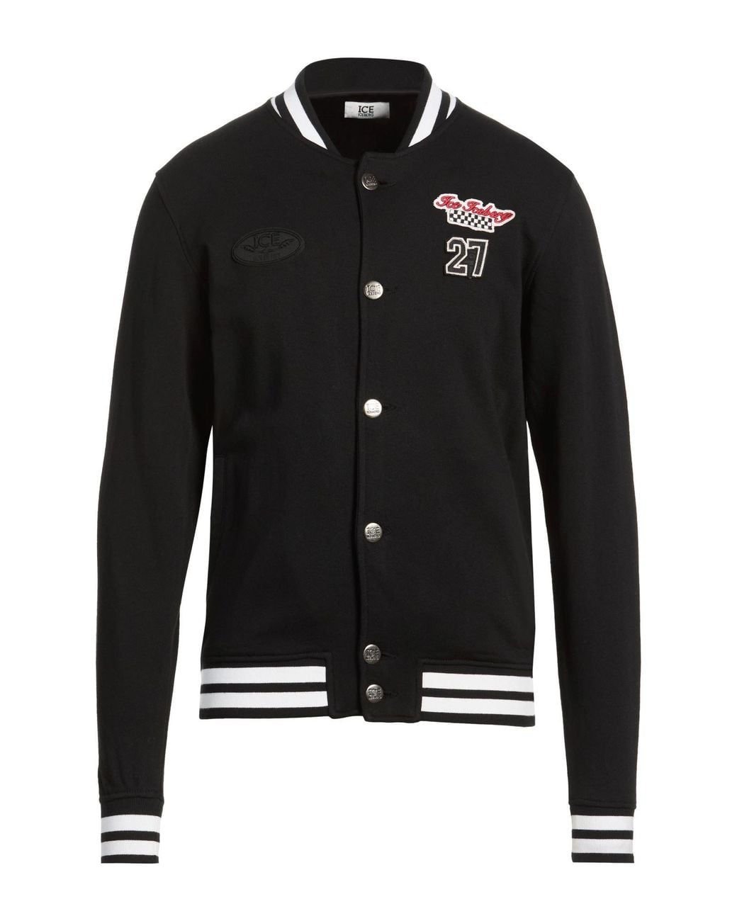 Ice Iceberg Black Sweatshirt Cotton for men