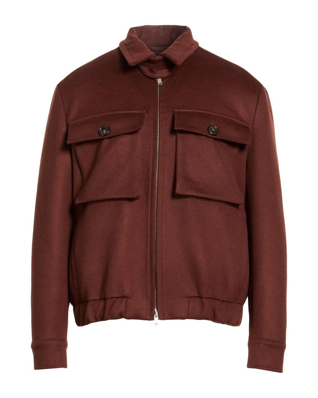 PT Torino Brown Jacket Virgin Wool, Cashmere for men