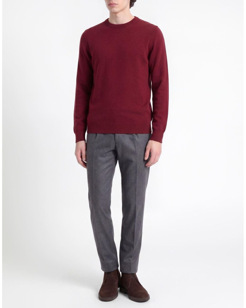 Kangra Red Sweater Wool for men