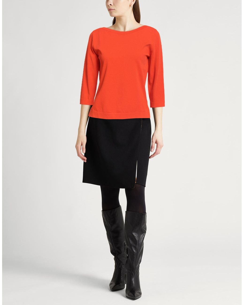 Roberto Collina Red Pullover