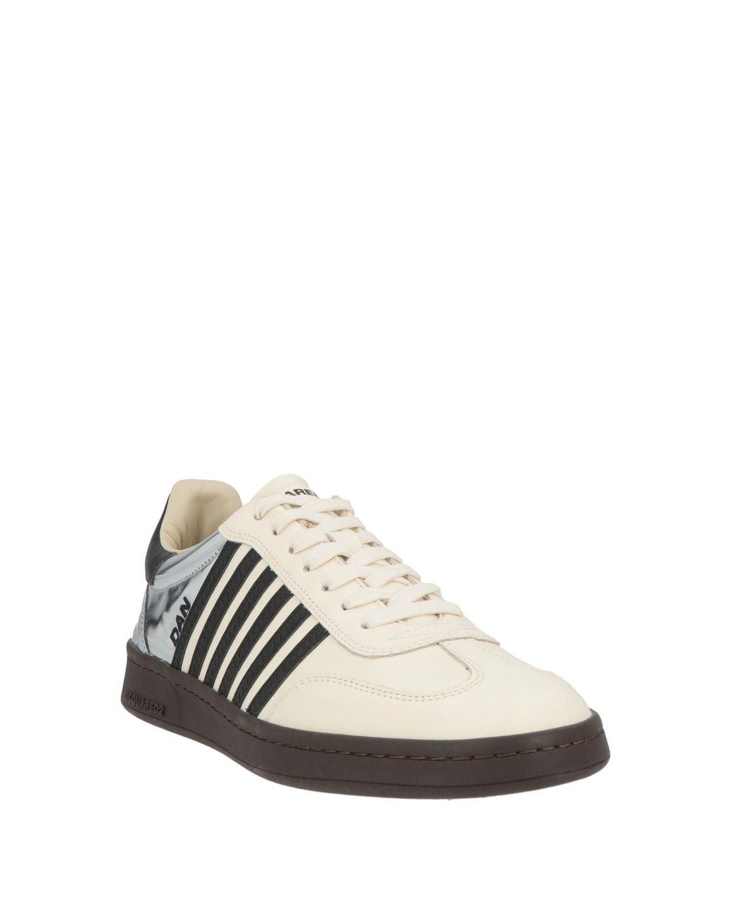 DSquared² White Ivory Sneakers Leather for men