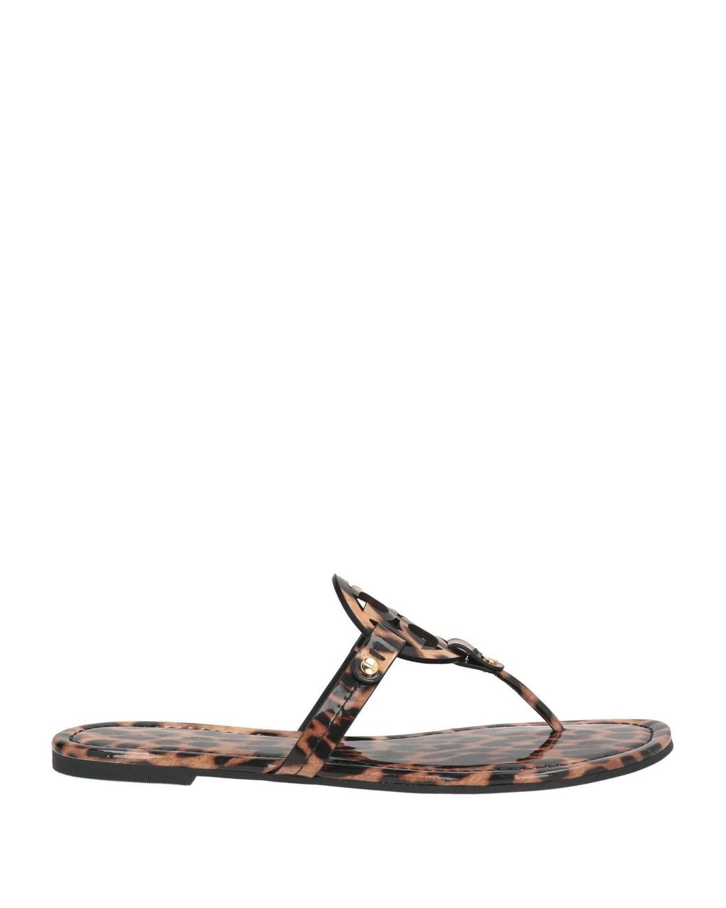 Tory Burch Brown Thong Sandal Leather