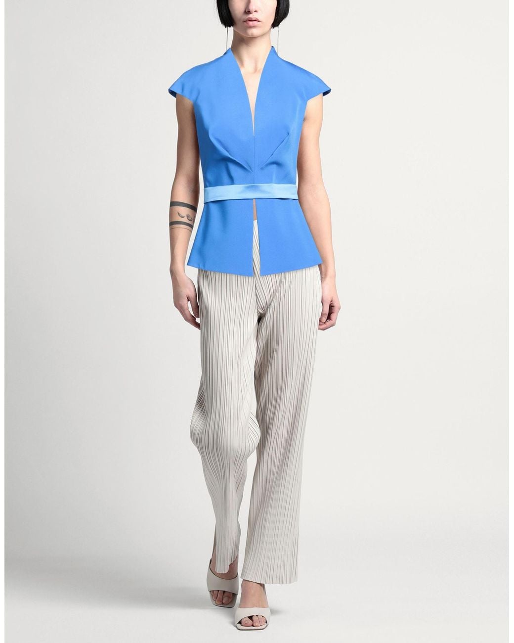 Camilla Blue Top Polyester
