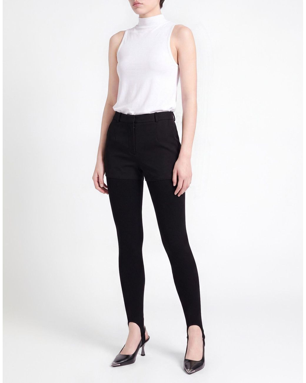 Coperni Black Pants Polyester, Cotton, Polyamide, Elastane