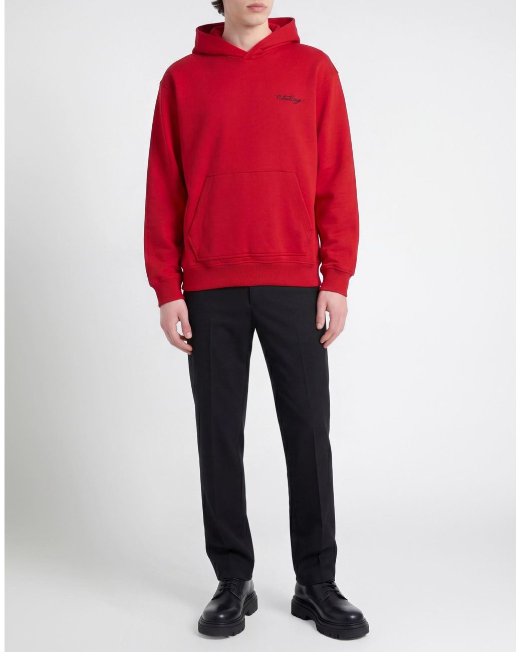 Helmut Lang Red Sweatshirt Cotton for men