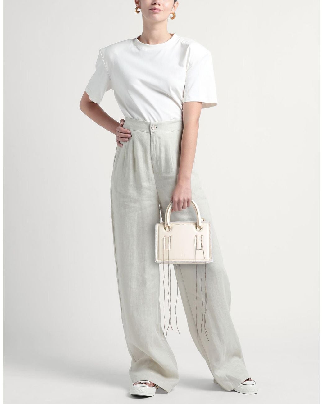 Dentro White Handbag