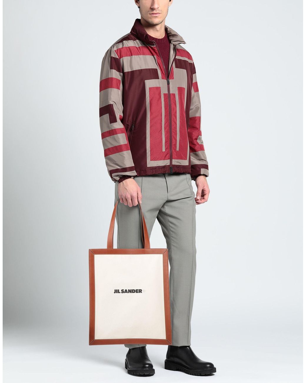 Jil Sander White Shoulder Bag for men