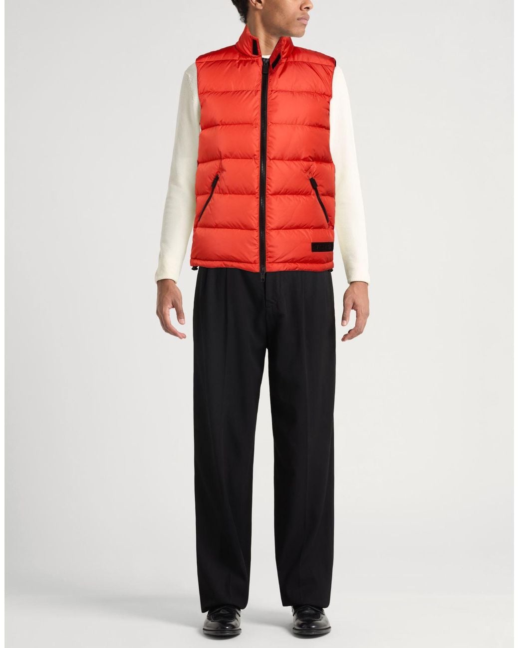 Aspesi Red Gilet for men