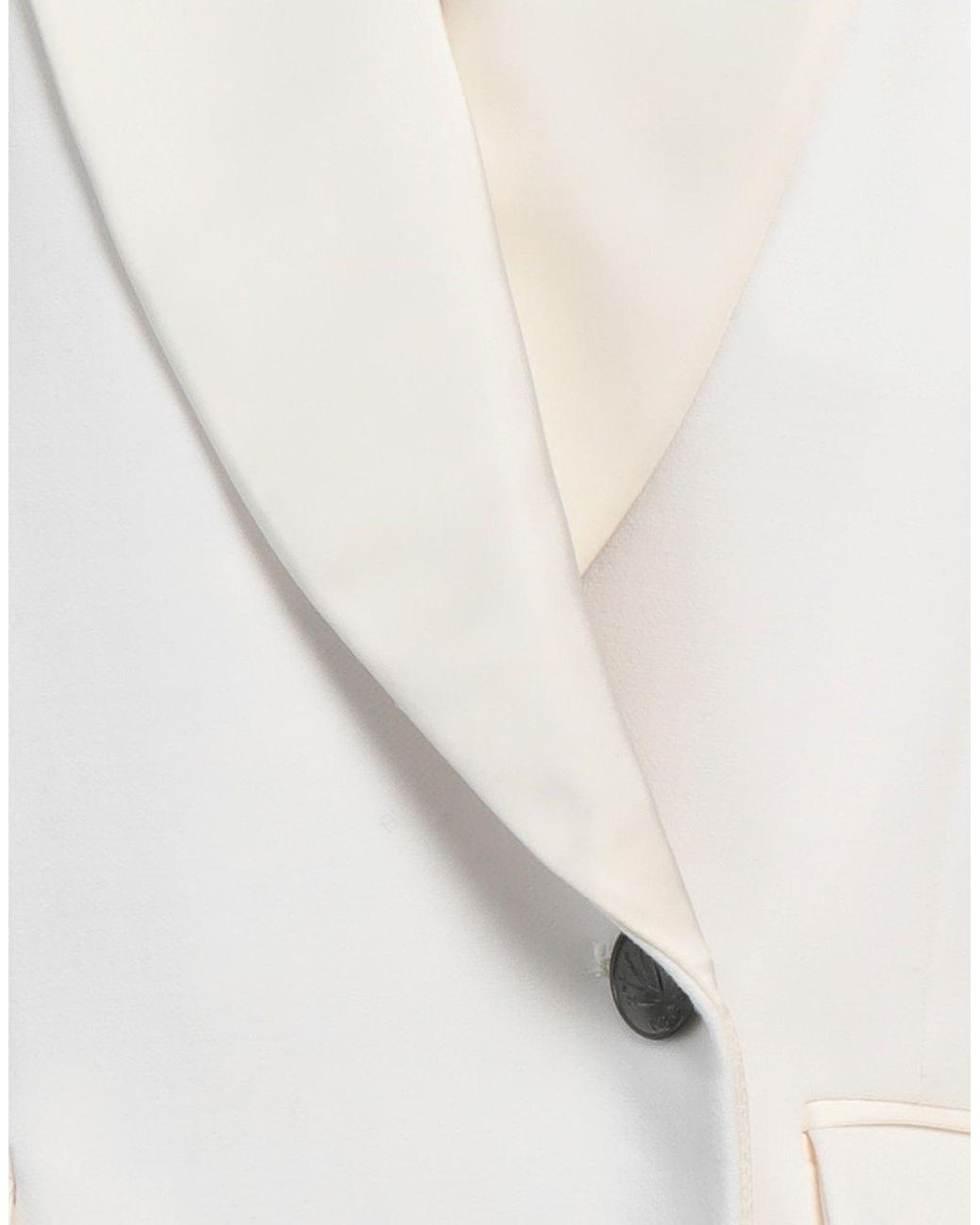 Rag & Bone White Blazer Virgin Wool, Elastane, Polyester