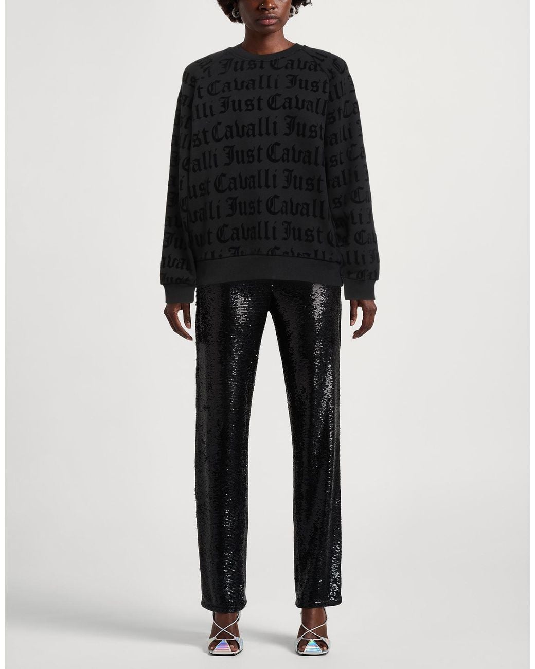 Just Cavalli Black Sweatshirt
