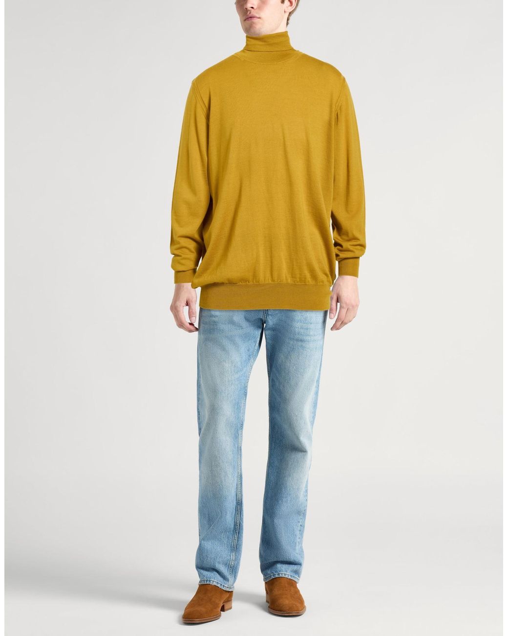 Paolo Pecora Yellow Turtlenecks for men