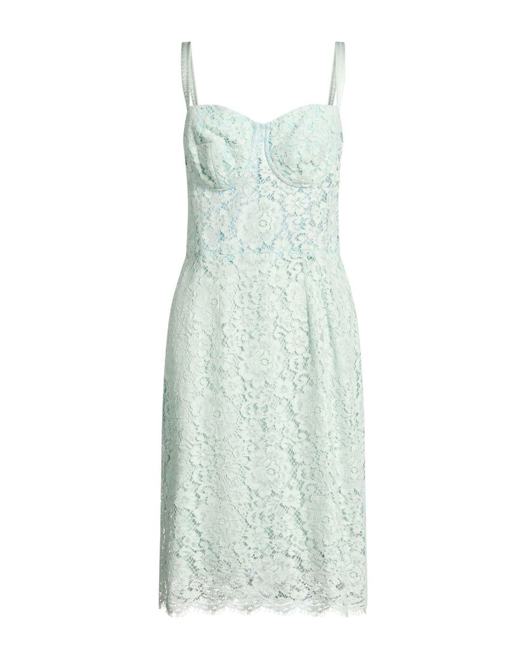 Dolce & Gabbana Blue Sky Mini Dress Cotton, Viscose, Polyamide